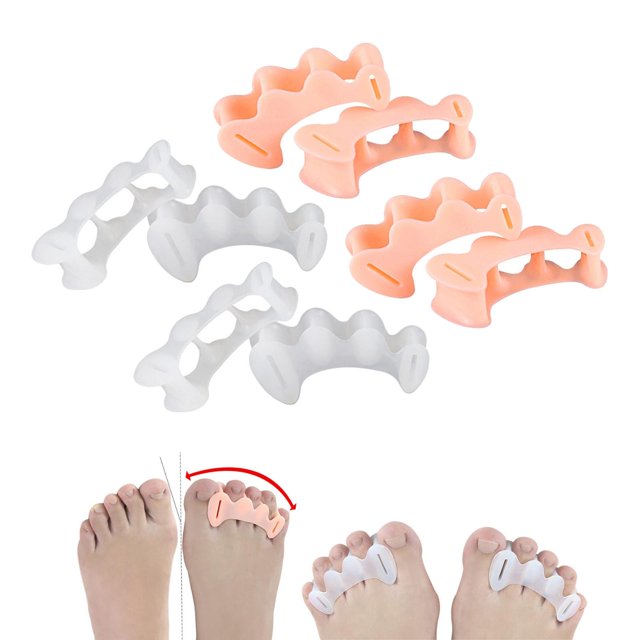 2 pares Corrector de juanetes Ortesis Martillo Separadores los pies Toenail 7x2x2cm Colcomx separadores de dedos de los pies