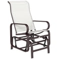 thumbnail image 3 of Outsunny Gliding Lounger Chair, Outdoor Swinging Chair with Smooth Rocking Arms and Lightweight Construction for Patio Backyard, Beige, 3 of 10