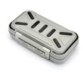thumbnail image 3 of Caja de aparejos de pesca impermeable con compartimento resistente a impactos, ajustable para anzuelos, señuelos y pastillas, color gris, 3 of 14
