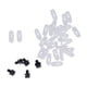thumbnail image 4 of Clip De Montaje De Moldura, 8D0853909B 28PCS Para Reparación ANGGREK Roof Trim Clip, 4 of 8