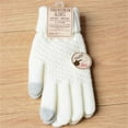 thumbnail image 6 of Racing Butterfly Women Winter Touch Screen Gloves Warm Stretch Knit Mittens Full Finger Guantes, 6 of 8
