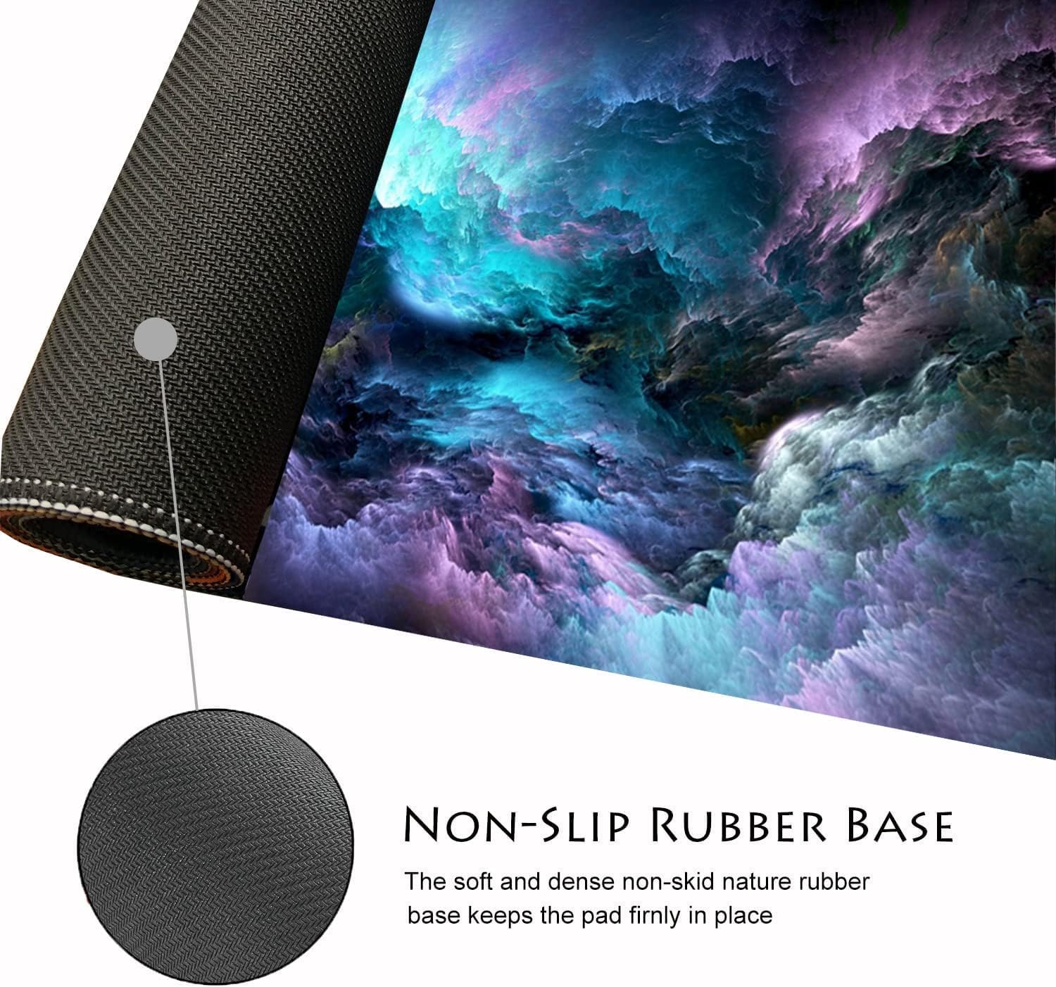 Extended Large Mouse Pad, Gaming Mouse Pad, Full Desk Keyboard Mouse Pad, XXL Bigmouse Pad with Anime, Waterproof and Anti-Skid for Office Desk Decor (35.4×15.75×0.1 inch)