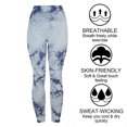 thumbnail image 5 of Mujer Yoga Pantalones Seamless Tie Dye Casual Leggings para Gimnasio Deportes (L Azul) Ndcxsfigh Para Estrenar, 5 of 5