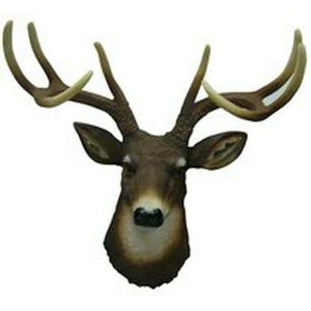 - 8 Point Buck Deer Head Bust Wall Hanging