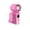 Hot Pink A6, variant on Mini Portable Handheld Turbo Fan – Small but Mighty, Whisper-Quiet, Long-Lasting, High-Velocity Rechargeable battery Fan, Personal Fan for Outdoor, Travel, Gifts for Women & Men