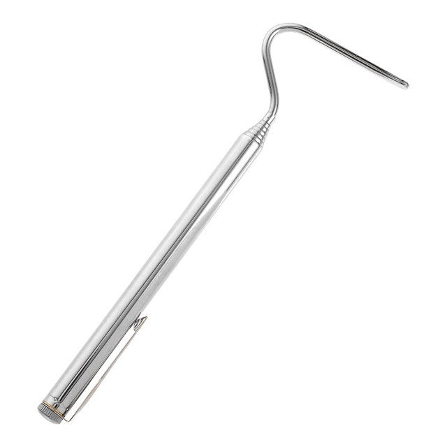 KAKOWELY Crochet Rétractable pour Reptiles Crochet Extensible en Acier Inoxydable pour Manipulation et Contrôle des Reptiles pour Attraper des Serpents pour Herpétologues et Amateurs de Faune 26 Pouces