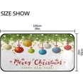 thumbnail image 3 of GZHJMY Kitchen Rugs,Christmas Balloons Non Slip Washable Cushioned Carpets Polyester AntiFatigue Comfort Porch Floor Mat Doormat Christmas Decoration, 39"x20", 3 of 7