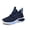 Navy Blue, variant on GYMEPIC Kids Sneakers Knit Breathable Athletic Shoes for Big Kids Boys Lightweight Sports Shoes