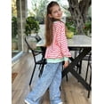 thumbnail image 6 of Arshiner Girls Oversized Crewneck Sweatshirt Kids Long Sleeve Pullover Tops Fall Casual Clothes Kids, 6 of 6