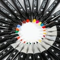 thumbnail image 1 of Marker pens,Round Chisel Marker Tipped Round Colors Markers Dual Brush Pens Marker Chisel Tips Art 168 Colors Dual Brush Pens Art Markers Marker Ped Round Color Markers 168 Chisel S Art Qisuo, 1 of 6