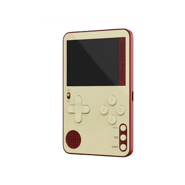 Mini consola de juegos 500 Consola portátil de videojuegos incorporada Pantalla de 2,4 pulgadas Dispositivo de juegos recargable, rojo Inevent EL002002-01B
