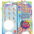thumbnail image 2 of 2 Pack Original Nowstalgic Toys Ztringz Rainbow Worm On a Rope Classic Toy, 2 of 6