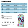 thumbnail image 6 of Pofeuu Donuts Print Men's Muscle T-Shirt, Sleeveless, Muscle Tank, Classic Muscle Tee Top For Men Casual Sleeveless Muscle T-Shirt Trendy Clothes-Medium, 6 of 7