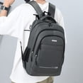thumbnail image 6 of XIMIN Men Smell Proof Travel Laptop Backpack Large Capacity Carbon Enduring Secure Anti Theft Water Resistant Business Bag with USB Charging Port 3 Zips Black, 6 of 7