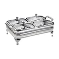 thumbnail image 2 of Queen Anne Gallery Hostess Set 9 piece Oblong Tarnish resistant Silver Plated, 2 of 3