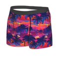 thumbnail image 5 of Goofa Retro Palms Printed Men's Boxer Briefs Underwear, Moisture-Wicking Underwear, Trunk,Soft and Breathable Cotton Underwear-Large, 5 of 9