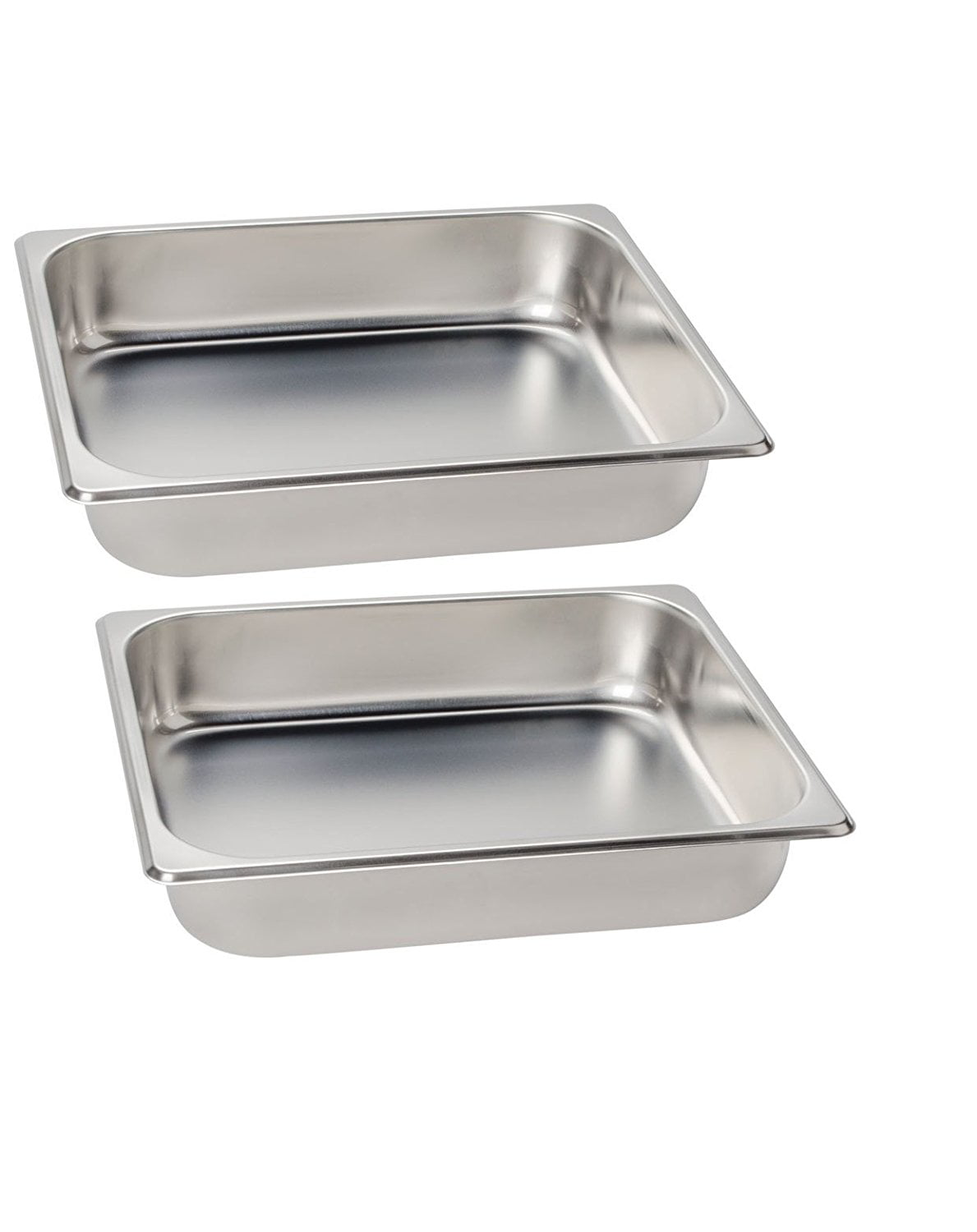6 PACK Full Size 2 1/2" Deep Stainless Steel Steam Table Hotel Buffet Food Pan 