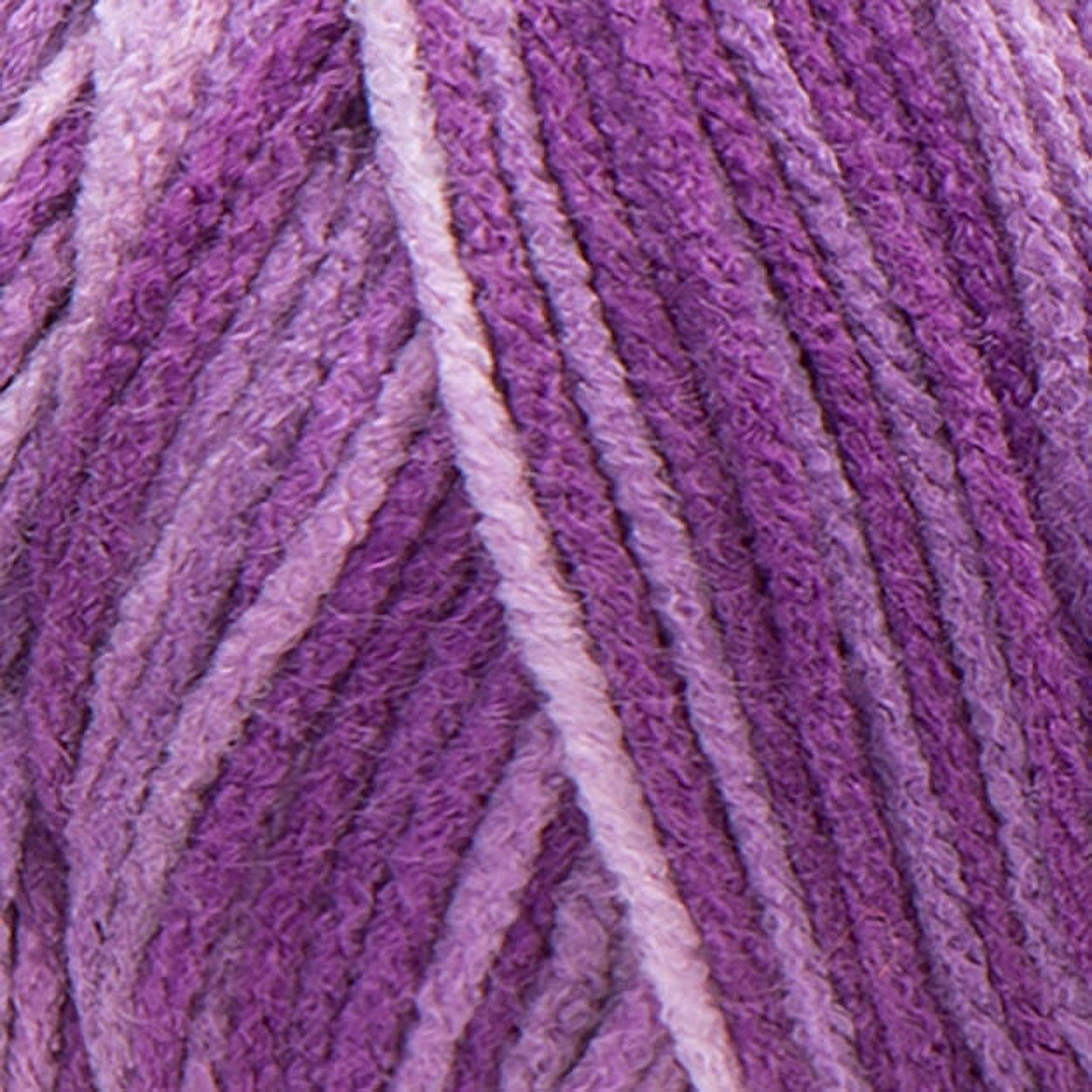 Red Heart® Super Saver® #4 Medium Acrylic Yarn, Purple Tones 5oz/142g, 236 Yards - image 2 of 6