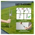 thumbnail image 4 of Auto Repair Swooper Flag Kit - 16.3 FT Advertising Flags & Poles - Durable Aluminum Alloy - Includes 4 Flags, Poles & Stakes, 4 of 7