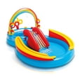 thumbnail image 6 of Intex 120V Quick Fill AC Electric Air Pump & Intex Rainbow Ring Kiddie Pool, 6 of 10