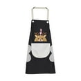 thumbnail image 1 of Vaidha Cute Apron Ladies With Pockets 2 Sides Coral Fleece Towel Oil Cooking Kitchen Apron Gifts, 1 of 1