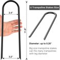 thumbnail image 4 of Anclajes para trampolín Arifoo de acero galvanizado 30 cm, 4 of 8