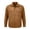 AB136 Khaki, variant on Long Sleeve Shirts For Men Cotton-Linen Comfort Fit Spring Fall T-Shirts Mens Classic Collared Button Down Shirts For Outdoor Performance Brown Size Xl