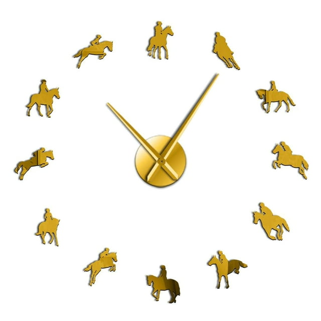 Reloj de pared de pared Relojes Dormitorio Oro Gloria Reloj de pared decorativo