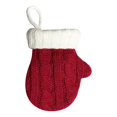 thumbnail image 4 of Mini Knitted Mitten Christmas Tree Ornament, Cute Xmas Hanging Decoration for Holiday Tree Wreath Window Fireplace Home Decor Stocking Stuffer, 4.7 x 3.9 Inch, Tree Wreath Mantle Hanging Decor 5Pc, 4 of 5