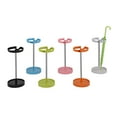 thumbnail image 4 of Telford Freestanding Umbrella Stand Rack, White Plastic & Silver Metal, 4 of 4