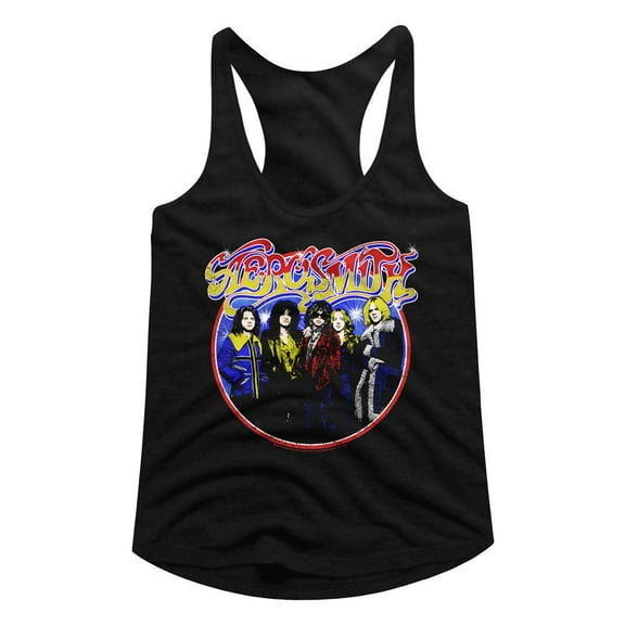 Aerosmith Ze Bad Print Black Women's Racerback Tank Top