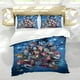 thumbnail image 5 of Scott Pilgrim Conjunto de sábanas temático, trío de piezas, cómodo y amigable con la piel, diseño único, regalo de decoración para el hogar para familiares, amigos y fans,173cm *218cm, 5 of 6