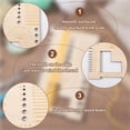 thumbnail image 4 of Spinning Control Card with Angle and Scale, Multifunctional Wood Knitting Needle Gauge and Ruler for Spinners Yarn Measuring Tools Crochet Accessories, 4 of 9
