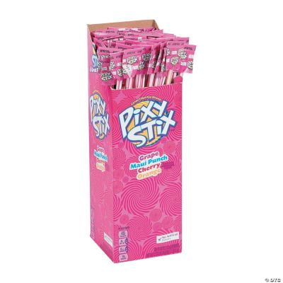 Pixy Stix Giant Candy 85 Pieces Carnival Prizes Party Favors Halloween Candy Walmart Com