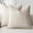 Beige, variant on otnbgsr A set of 2-piece decorative linen grid pillow set, neutral farmhouse retro cushion set, modern bohemian style home decoration sofa chair sofa bedroom living room, 18 x 18 inches