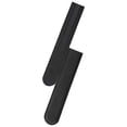 thumbnail image 4 of Cinturón de cuero de vestir para hombre con hebilla automática de ratchet Inspire Chic, negro y dorado, 50 3/8-53 1/8, 4 of 6