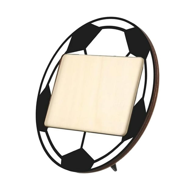 simhoa Wooden Photo Frame Tabletop Picture Frame for Sports Party Teammates Athlete soccer