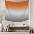 thumbnail image 5 of Burnt Orange Gray Ombre Tapestry for Bedroom Wall Hanging Tapestry, Modern Gradient Abstract Art Ceiling Backdrop Tapestries Poster Blanket Wall Decor for Teens Room Living Room Dorm 51" x 59", 5 of 8