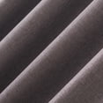 thumbnail image 4 of Sun Zero Tyrell Tonal Texture Draft Shield Fleece Insulated 100% Blackout Grommet Curtain Panel In Fig, 50"X84", Fig, 4 of 10