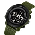 thumbnail image 2 of Digital Alarm Clock Large Display Men'S Outdoor Sports Watch with Luminous Dial, Waterproof for Swimming Running Hiking, Digital Watch Waterproof Multi-Function for Camping, 2 of 6