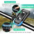 thumbnail image 6 of Bike Bicycle Light Mountain Cycle Front Back Headlight Lamp Lumens Super Bright Flashlight New(Black+Blue), 6 of 7