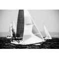 thumbnail image 2 of Hausenflock, Alan 18x13 Black Ornate Wood Framed with Double Matting Museum Art Print Titled - Race on the Chesapeake IV, 2 of 4