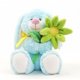 thumbnail image 1 of Linzy Felpa Conejita Margarita con Flor Azul 8.5 " Linzy Plush 0818980016559, 1 of 1