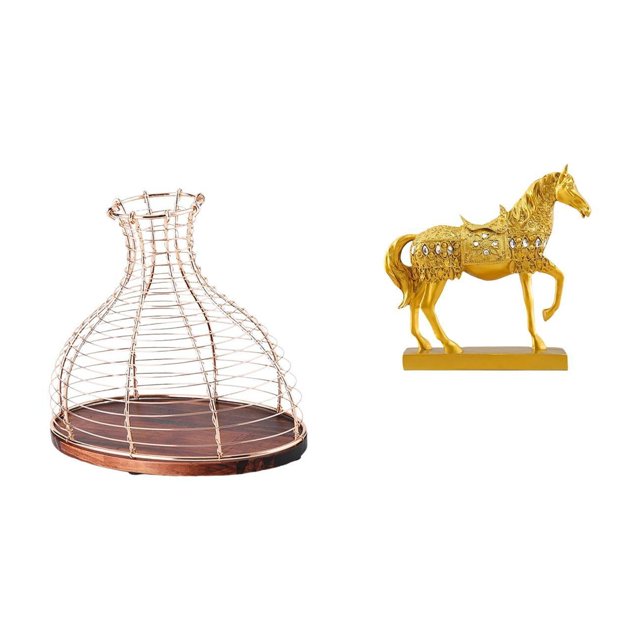 Portacorchos de vino,Soporte de metal para corcho de vino,tapón de exhibición para vino,Estatuas de caballos,Estatuas de caballos Figura de caballo Figura de caballo,Escultura de caballo