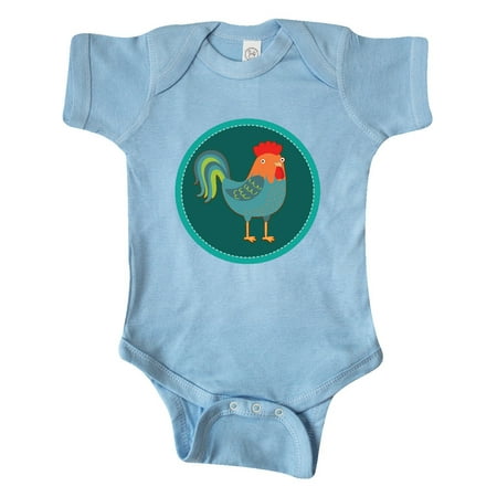 

Inktastic Rooster Chicken Farmer Gift Baby Boy or Baby Girl Bodysuit