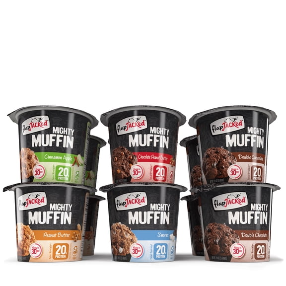 FlapJacked Mighty Muffin Gluten-Free Variety Pack, 12 pack