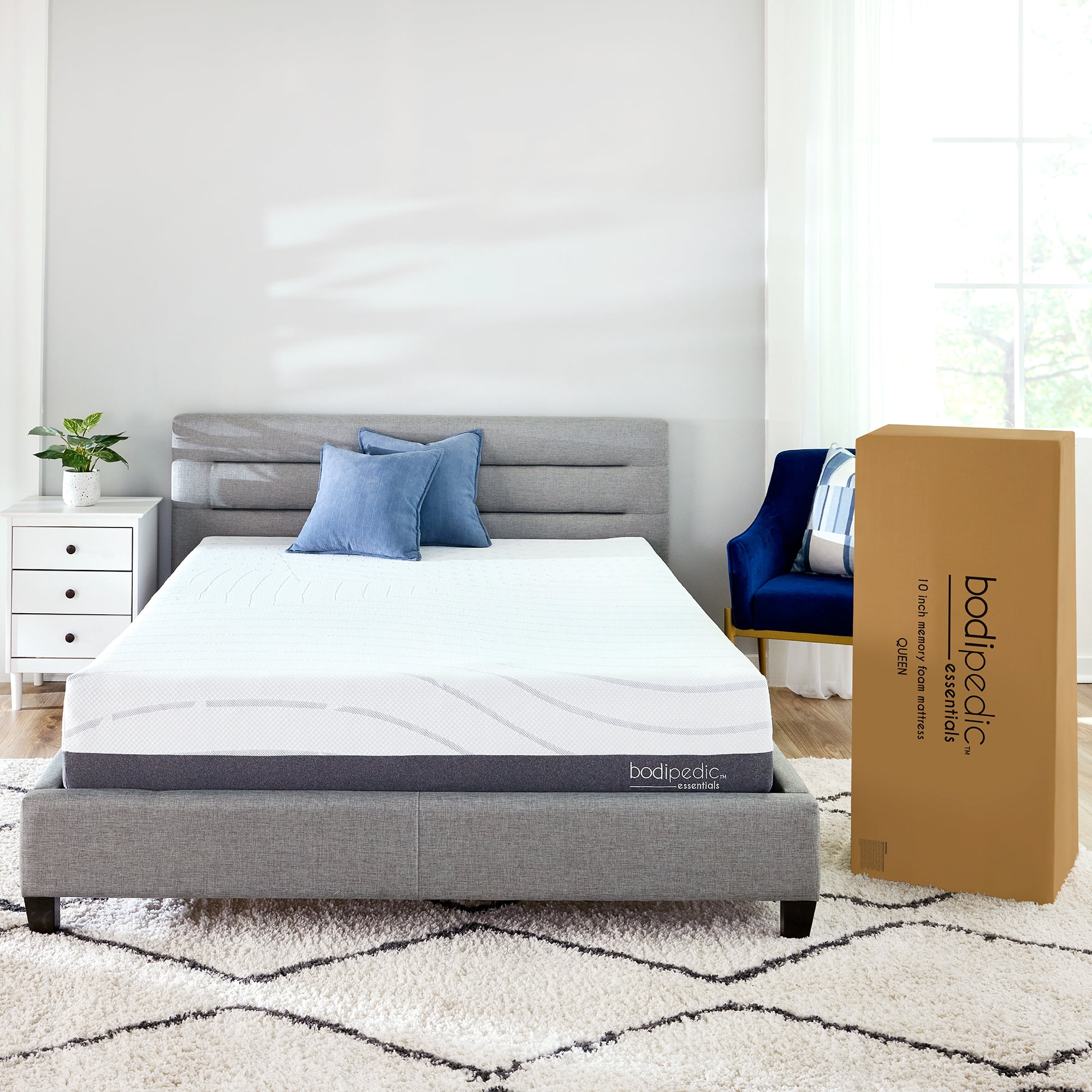Bodipedic Essentials Full Gel Memory Foam Mattress 10 inch