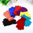 thumbnail image 2 of MesaSe Gloves Solid Color Multi-use Acrylic Unisex Full Finger Warm Mittens for Winter, 2 of 10