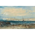 thumbnail image 2 of Joseph Mallord William Turner 24x17 Black Ornate Framed Double Matted Museum Art Print Titled: Margate (ca. 1822), 2 of 5