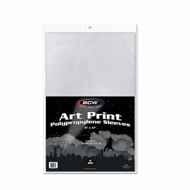 1 pack of 100 BCW 11" x 17" Art Print Sleeves